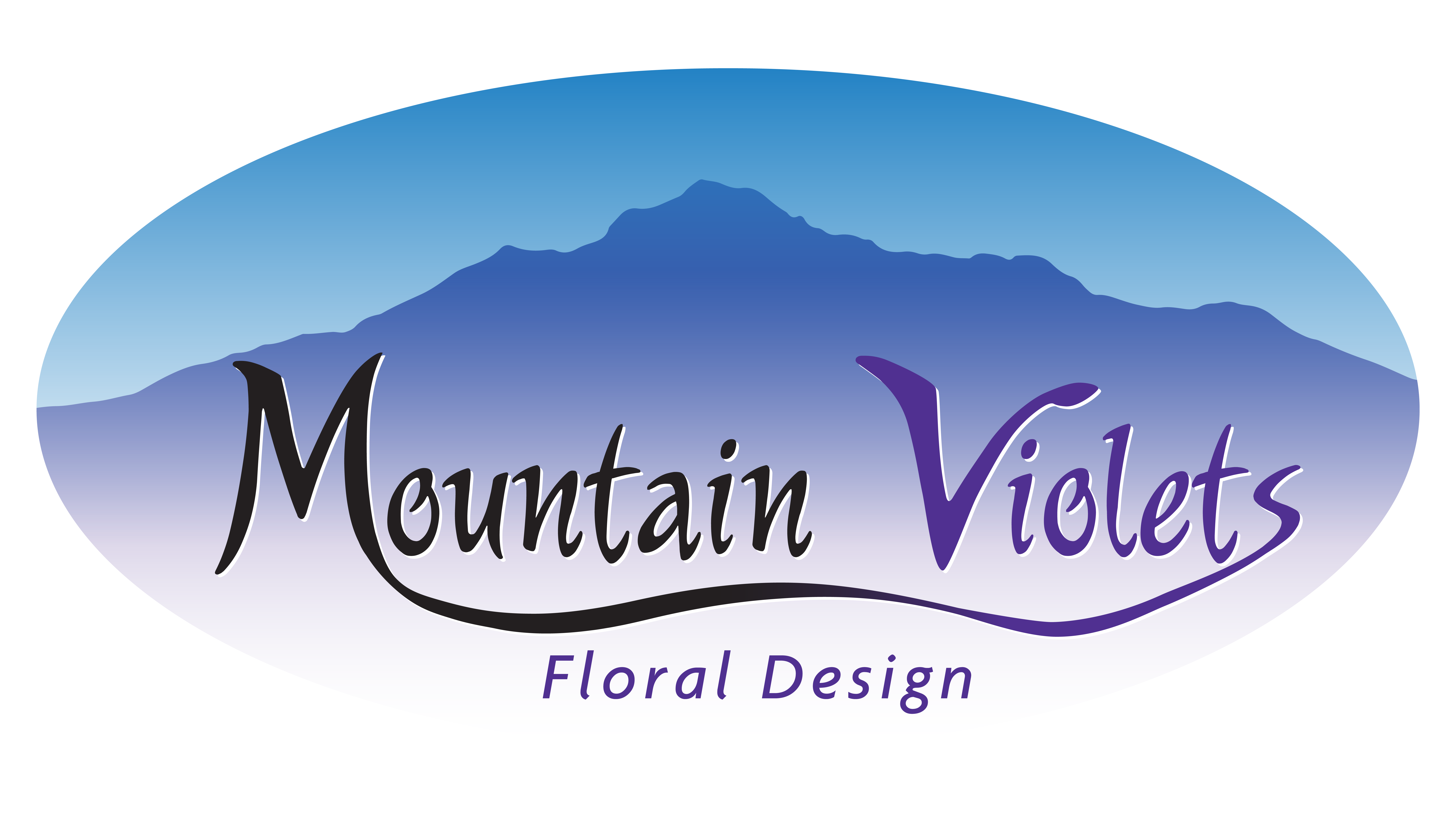Logo © Mountain Violets Floral Design - 2018